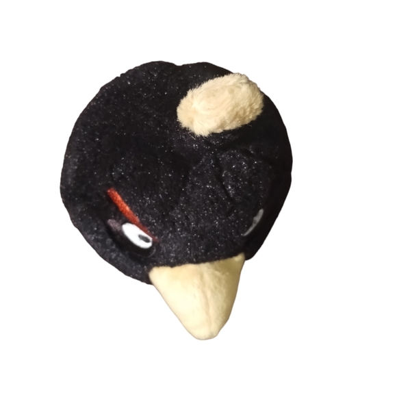 Angry Birds Black Bomb Bird Plush Toy 6” Stuffed No Sound Stuffed Animal Doll - Picture 6 of 9